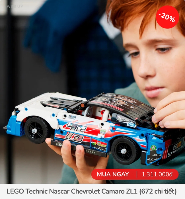 5 bộ LEGO siêu xe thích hợp làm quà 1/6 giảm sâu duy nhất 18/5, bố sắm ngay về cùng con chơi vui - Ảnh 3.