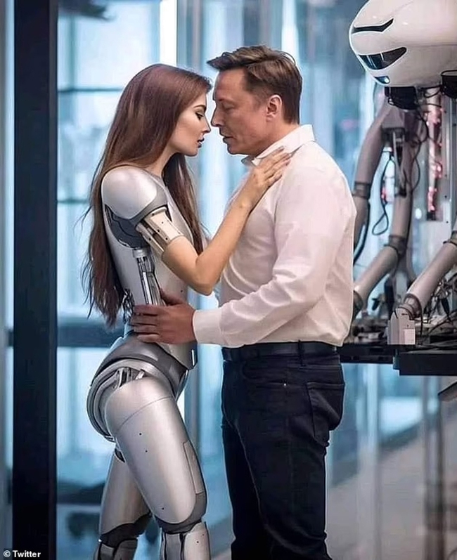Bức ảnh kỳ lạ chụp Elon Musk hôn ROBOT khiến dân mạng bối rối nhưng sự thật là… - Ảnh 6.