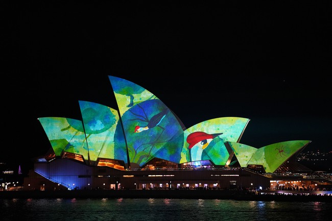 Rực rỡ lễ hội ánh sáng Vivid Sydney 2023 ở Australia - Ảnh 5.