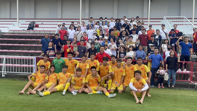 U17 Việt Nam thắng liên tiếp tại Nhật Bản với tỉ số đậm, tự tin hướng tới giải châu Á - Ảnh 2.