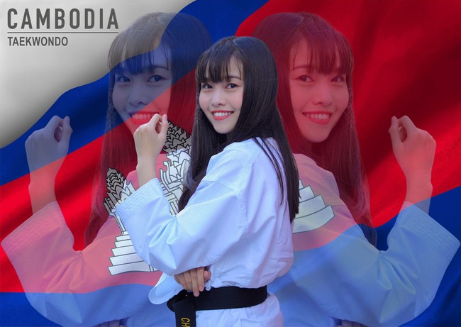 Cô gái vàng của Taekwondo Campuchia xinh như hotgirl, từng học ở Việt Nam, nói tiếng Việt 'như gió' - Ảnh 1.