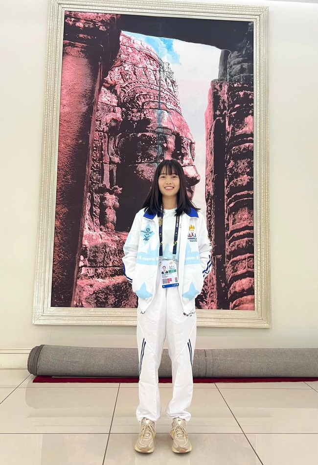 Cô gái vàng của Taekwondo Campuchia xinh như hotgirl, từng học ở Việt Nam, nói tiếng Việt 'như gió' - Ảnh 3.