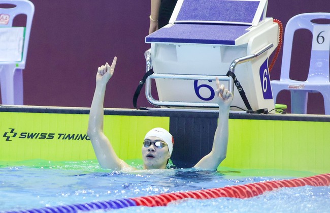 Hưng Nguyên giành HCV 200m, bơi Việt Nam hứa hẹn bùng nổ ở SEA Games 32 - Ảnh 2.
