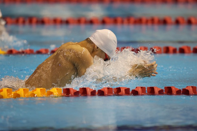 Phạm Thanh Bảo phá kỷ lục SEA Games 32 100m bơi ếch nam - Ảnh 5.