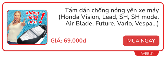 4 cách giúp hạ nhiệt cấp tốc cho yên xe máy ngày nắng đổ lửa - Ảnh 3.