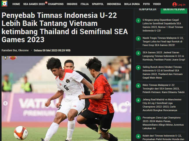 Báo Indonesia xem thường U22 Việt Nam, thích đối đầu ở bán kết hơn Thái Lan - Ảnh 2.