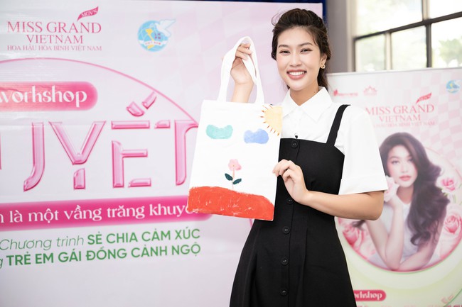 Hoa hậu Hòa bình Việt Nam 2022 Đoàn Thiên Ân công bố dự án cộng đồng 'KHUYẾT Workshop' nhân ngày Quốc tế thiếu nhi - Ảnh 2.