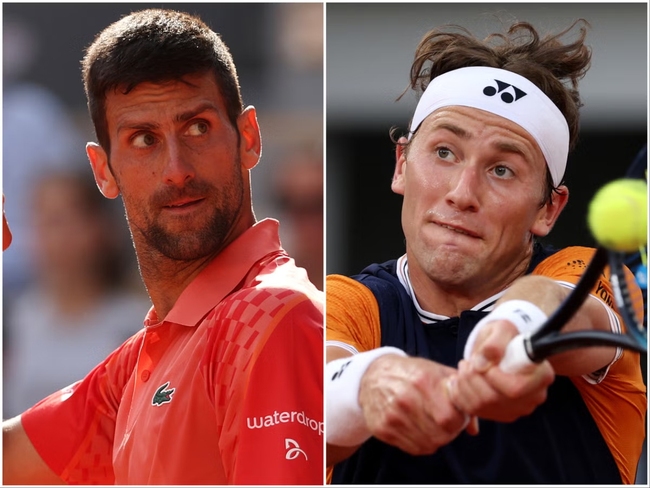 Link xem trực tiếp Djokovic vs Casper Ruud, chung kết đơn nam Roland Garros 2023 - Ảnh 3.