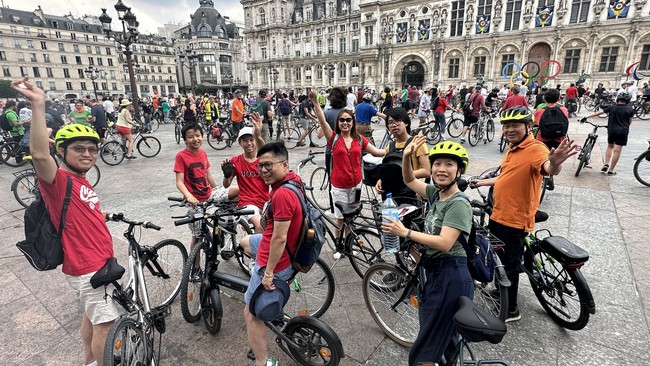 Người dân Paris đi xe đạp để tăng cường sức khỏe và bảo vệ môi trường - Ảnh 5.