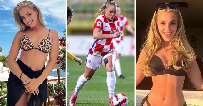 Nữ cầu thủ đẹp nhất thế giới Ana Maria Markovic khoe dáng với bikini, fan thốt lên đẹp như thiên thần - Ảnh 8.