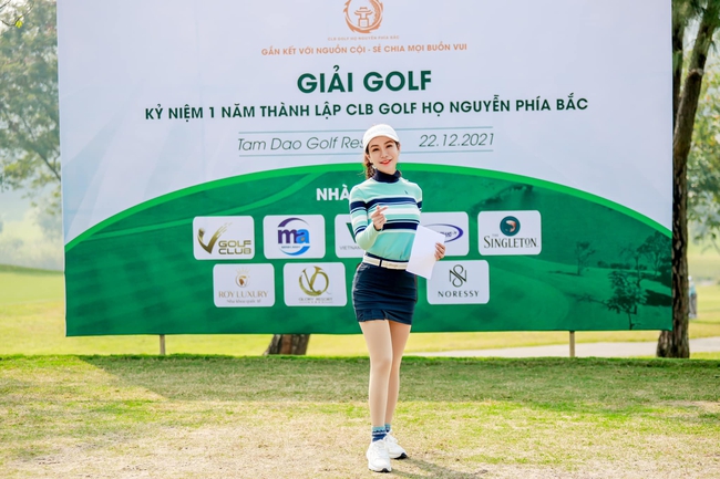 Dàn mỹ nhân Việt 'đổ xô' đi chơi golf, kỹ năng không thua kém các gôn thủ chuyên nghiệp - Ảnh 5.