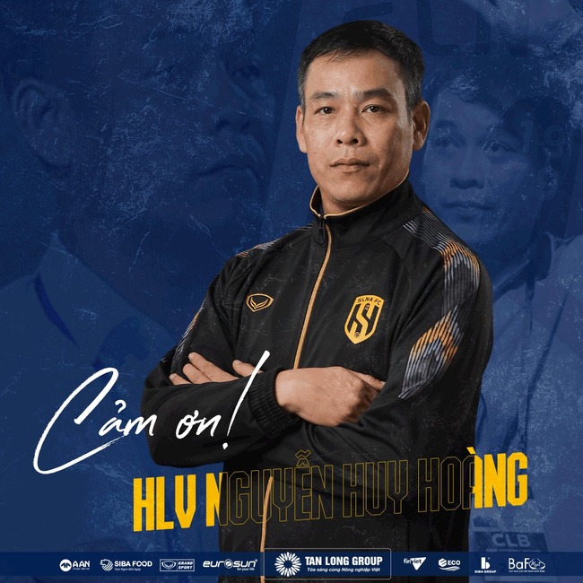 SLNA chia tay HLV Huy Hoàng sau chuỗi 3 trận không thắng - Ảnh 2.