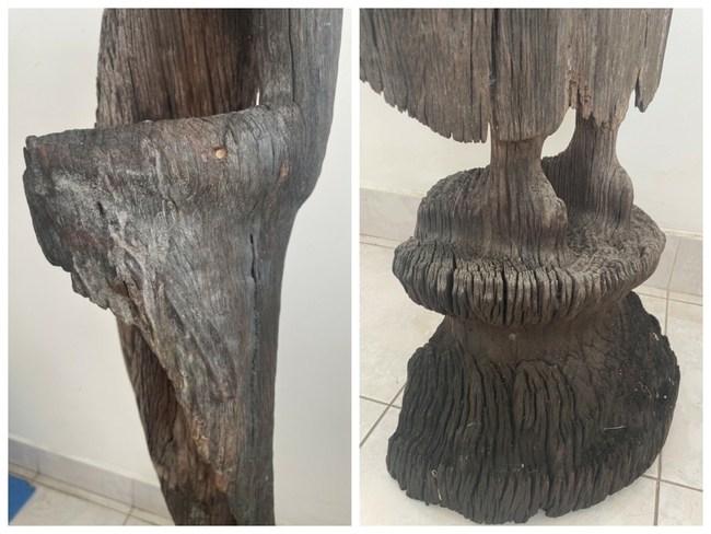 Bí ẩn những tượng gỗ ngập nước ở miền Tây Nam Bộ - Ảnh 2.