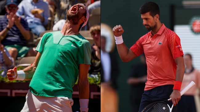 Link xem trực tiếp Djokovic vs Khachanov, Roland Garros 2023 vòng tứ kết - Ảnh 4.