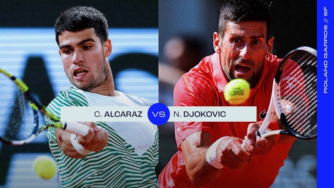 Roland Garros 2023, Bán kết đơn nam: Paris dậy sóng vì Alcaraz-Djokovic - Ảnh 1.