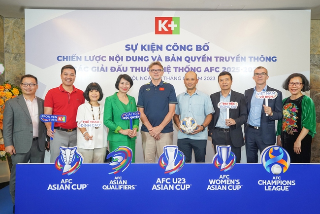 K+, Truyền hình K+, AFC, AFC Champions League, AFC Cup, vòng loại World Cup 2026 khu vực châu Á