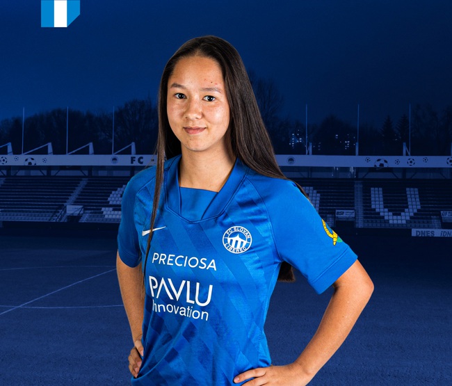 Xuất hiện nữ cầu thủ Việt kiều lập hat-trick trong 11 phút ở giải châu Âu, được xem là ‘Huỳnh Như mới’ - Ảnh 2.