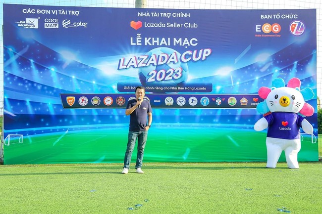 Sôi động giải bóng đá Lazada Cup 2023 - Ảnh 2.