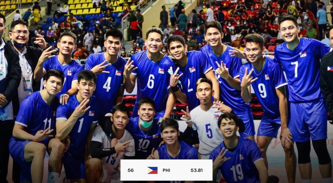 Đội bóng chuyền nam Philippines lên số 1 Đông Nam Á, vào top 10 Châu Á