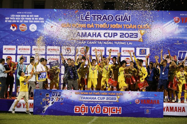 SLNA vô địch giải U13 toàn quốc Yamaha Cup 2023 - Ảnh 2.