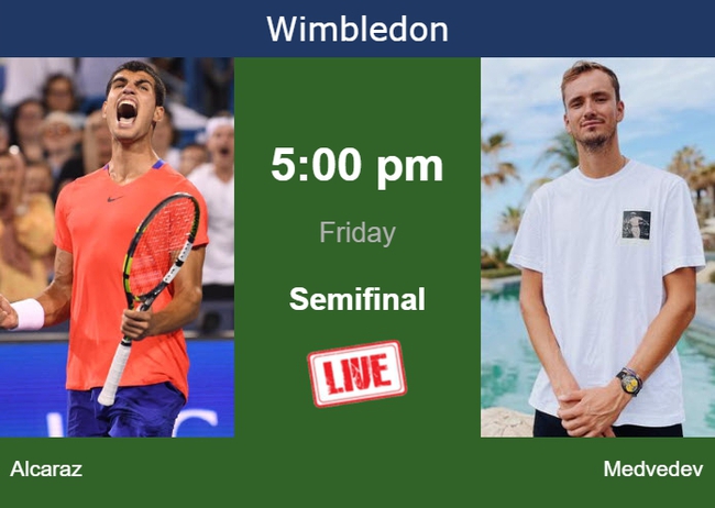 Link xem trực tiếp Alcaraz vs Medvedev, Wimbledon vòng bán kết - Ảnh 4.