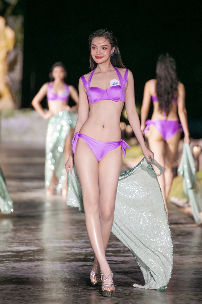 Bộ ba người đẹp Bảo Ngọc, Phương Nhi, Mai Phương 'đọ dáng' với bikini trên sàn runway Miss World Vietnam 2023 - Ảnh 6.
