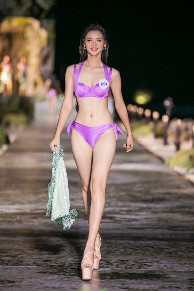 Bộ ba người đẹp Bảo Ngọc, Phương Nhi, Mai Phương 'đọ dáng' với bikini trên sàn runway Miss World Vietnam 2023 - Ảnh 5.