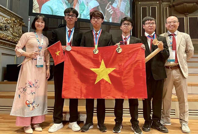 Việt Nam giành 3 Huy chương Vàng, 1 Huy chương Bạc tại Olympic Hóa học Quốc tế 2023 - Ảnh 1.