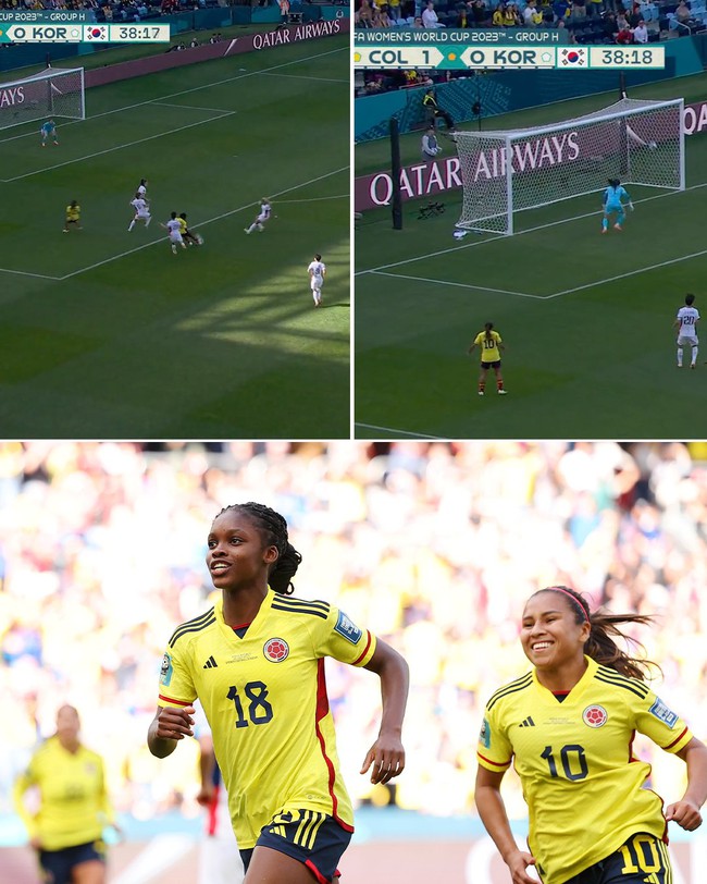 World Cup 2023: Cầu thủ chiến thắng bệnh ung thư lập siêu phẩm, giúp Colombia đánh bại Hàn Quốc - Ảnh 3.