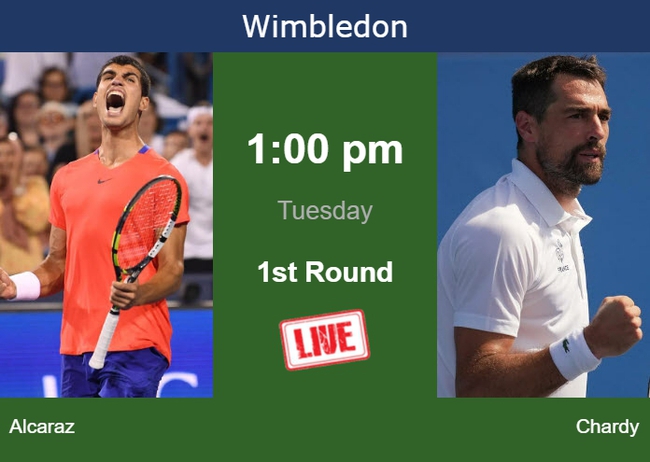 Link xem trực tiếp Carlos Alcaraz vs Jeremy Chardy, Wimbledon 2023 vòng 1 - Ảnh 4.