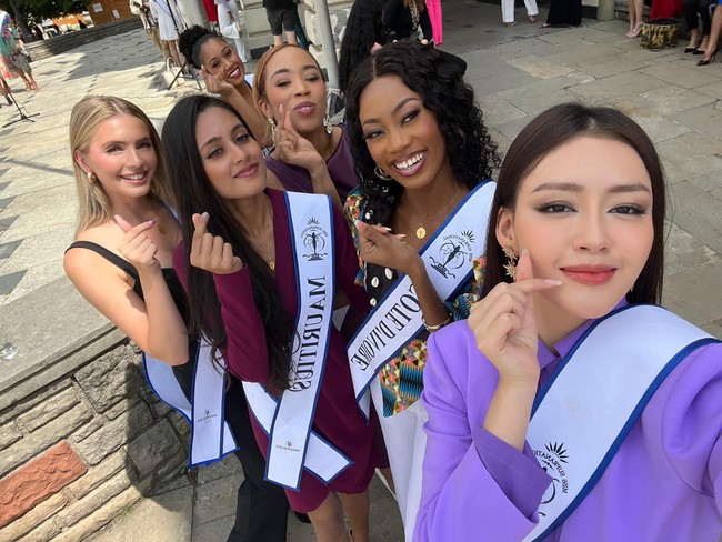 Nhan sắc sáng bừng của Đặng Thanh Ngân giữa dàn thí sinh Miss Supranational 2023 - Ảnh 3.