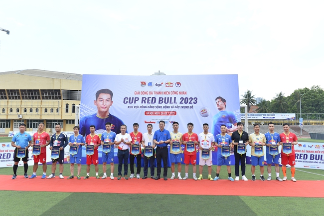 Khai mạc Giải bóng đá Thanh niên công nhân Cup Red Bull 2023 khu vực Đồng bằng sông Hồng và Bắc Trung Bộ
 - Ảnh 1.