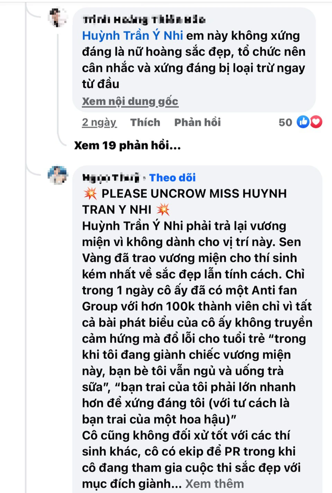 Fan Việt tràn vào trang chủ Miss World nói xấu Ý Nhi - Ảnh 2.