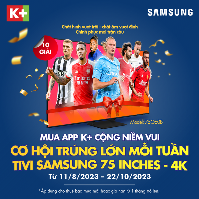 Đại tiệc bóng đá mãn nhãn từ Ngoại hạng Anh đến UEFA Champions League trên K+ - Ảnh 1.