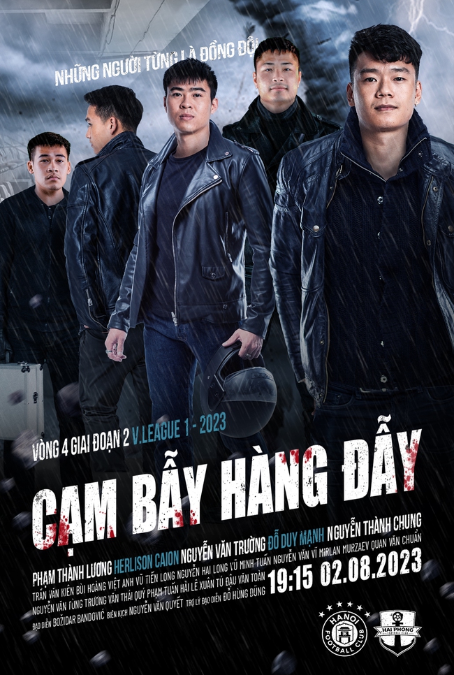 Team media Hà Nội FC được phong là 'chất nhất giải' khi tung poster như phim hành động - Ảnh 2.