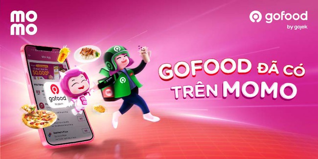 Gojek đưa tính năng đặt đồ ăn trực tuyến lên MoMo - Ảnh 1.