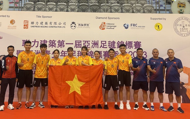 ĐT đá cầu Việt Nam thi đấu thành công tại giải vô địch đá cầu châu Á 2023 - Ảnh 3.