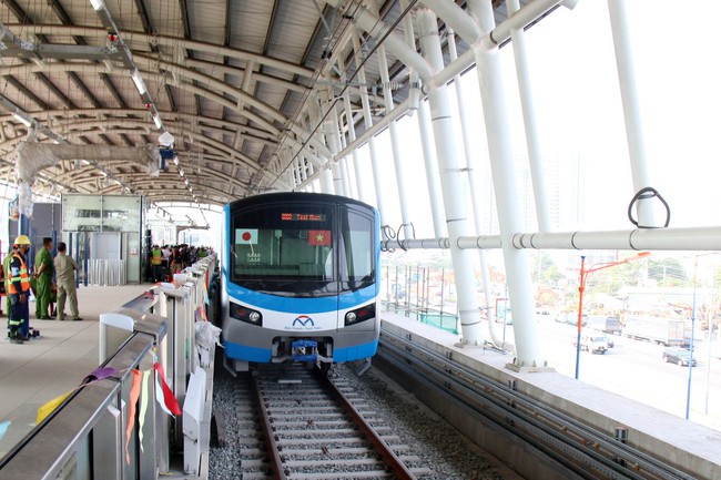 TP Hồ Chí Minh: Chạy thử toàn tuyến metro số 1 dài 19,7km vào ngày 29/8 - Ảnh 1.