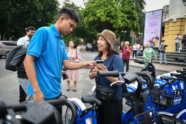 Ra mắt dịch vụ xe đạp điện, xe đạp công cộng tại Hà Nội - Ảnh 4.