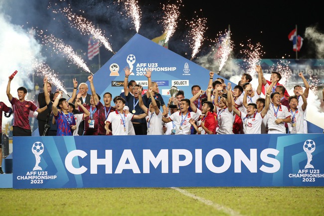 Kết quả bóng đá chung kết U23 Đông Nam Á 2023: U23 Việt Nam vô địch - Ảnh 2.