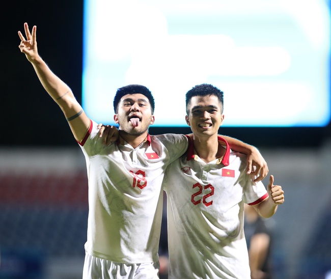 Cầu thủ U23 Việt Nam ăn mừng chức vô địch U23 Đông Nam Á 2023. Ảnh: Song Ngọc