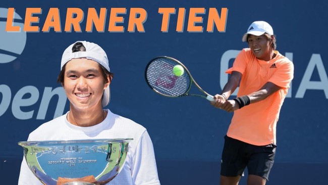 Leaner Tiến, tay vợt gốc Việt tại US Open 2023: Luôn học hỏi để tiến bộ - Ảnh 1.