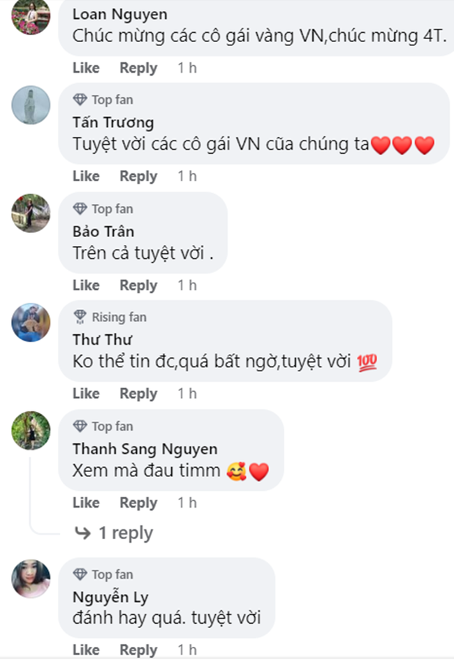 Người hâm mộ nức lòng sau chiến thắng của tuyển bóng chuyền nữ Việt Nam trước Hàn Quốc ở giải vô địch Châu Á 2023