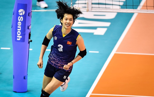 Thanh Thúy ghi 25 điểm trong chiến thắng 3-2 của tuyển Việt Nam trước Hàn Quốc ở giải vô địch bóng chuyền nữ Châu Á 2023