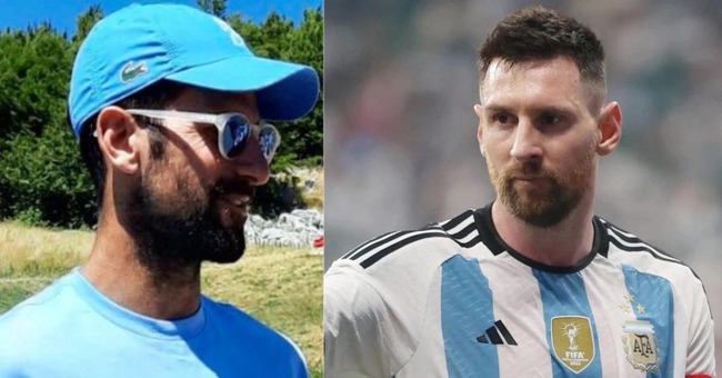 Diện mạo mới của Djokovic: Để râu như… Messi, vẫn sắm vai “phản diện” - Ảnh 1.
