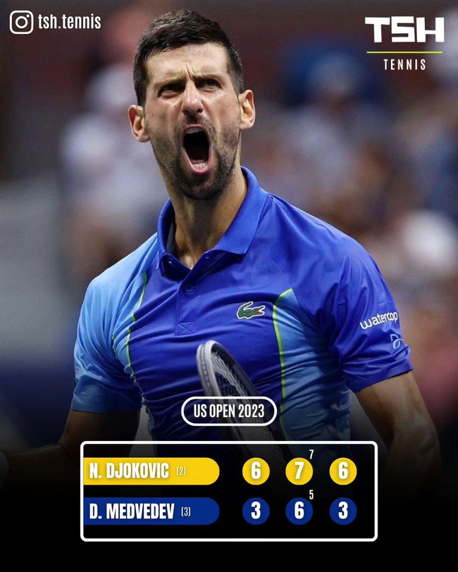 Thắng dễ Medvedev, Djokovic vô địch US Open 2023, đi vào lịch sử Grand Slam - Ảnh 2.