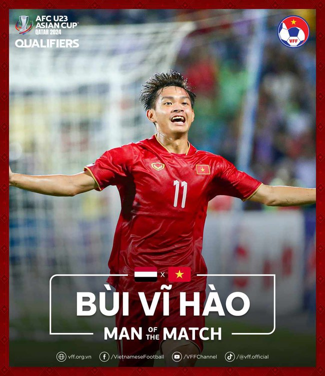 Bùi Vĩ Hào xứng danh 'gà son', ghi bàn quyết định giúp U23 Việt Nam vào VCK U23 châu Á 2024 - Ảnh 2.