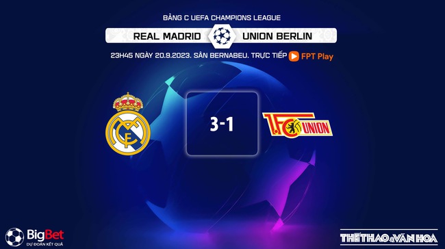 Nhận định bóng đá Real Madrid vs Union Berlin (23h45, 20/9), Cúp C1 châu Âu  - Ảnh 8.