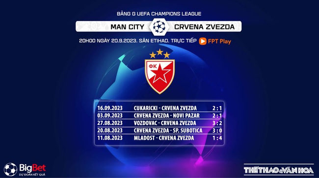 Nhận định Man City vs Crvena Zvezda (2h00, 20/9), vòng bảng cúp C1 - Ảnh 7.