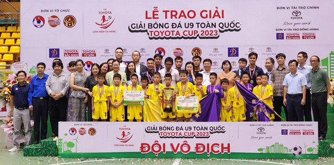 Giải bóng đá U9 toàn quốc Toyota Cup chung tay ươm mầm tài năng trẻ - Ảnh 1.